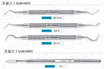  - Knives, Periodontal Knives